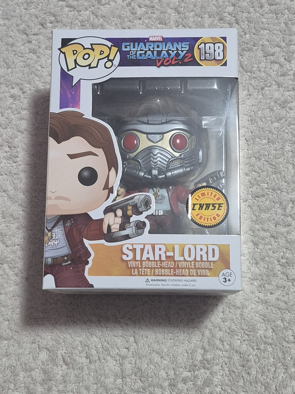 Funko Pop! Vinyl: - Star-Lord  - Chase (Exclusive) #198